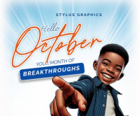 October, October 1, welito October, new month October, happy new month Großes Rechteck template
