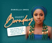 October birthday Rectángulo Grande template