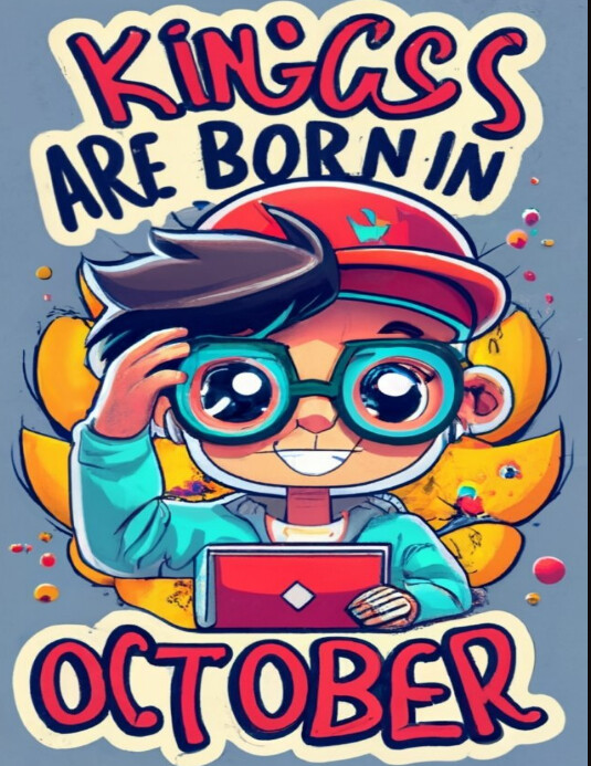 October born Template | PosterMyWall