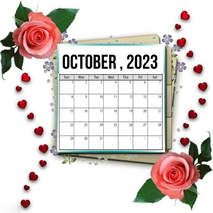 October calendar,October monthly plan ,happy Template | PosterMyWall