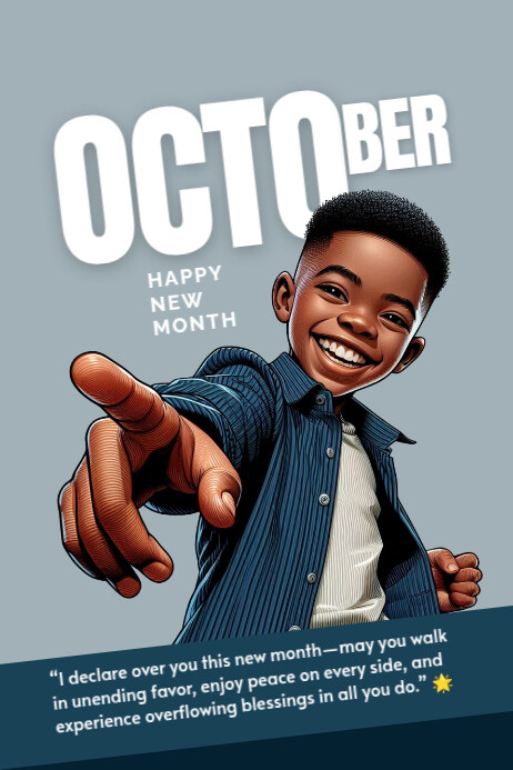 October Template | PosterMyWall