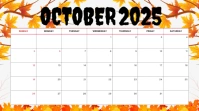 October Presentation (16:9) template