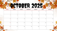 October งานนำเสนอ Presentation (16:9) template