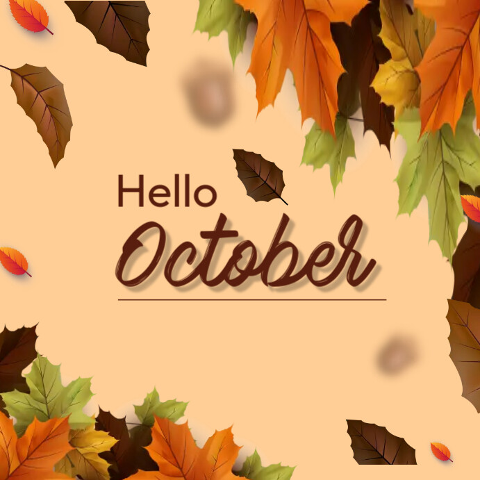 October Template PosterMyWall