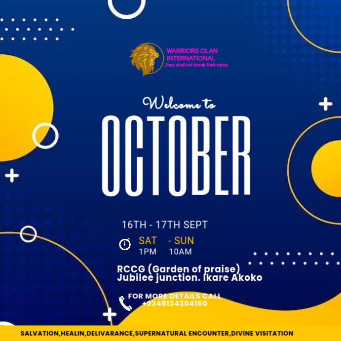 october Template | PosterMyWall