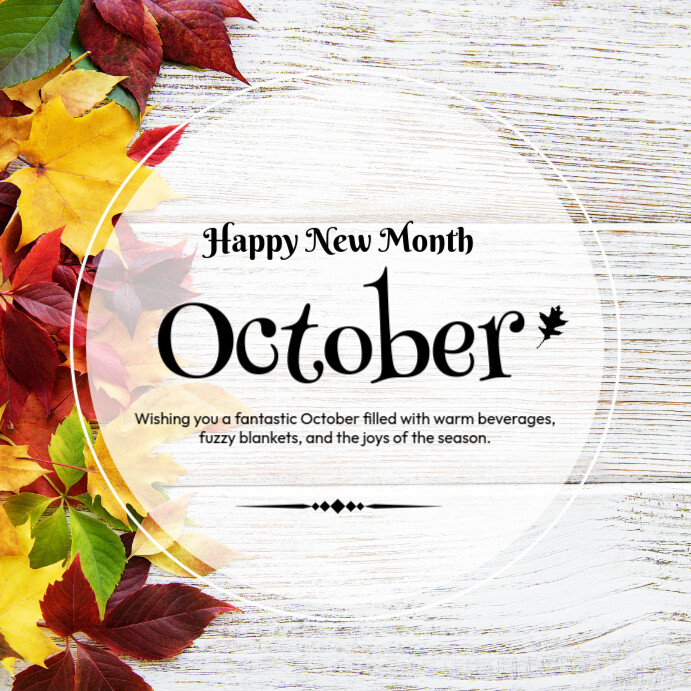 october Template | PosterMyWall