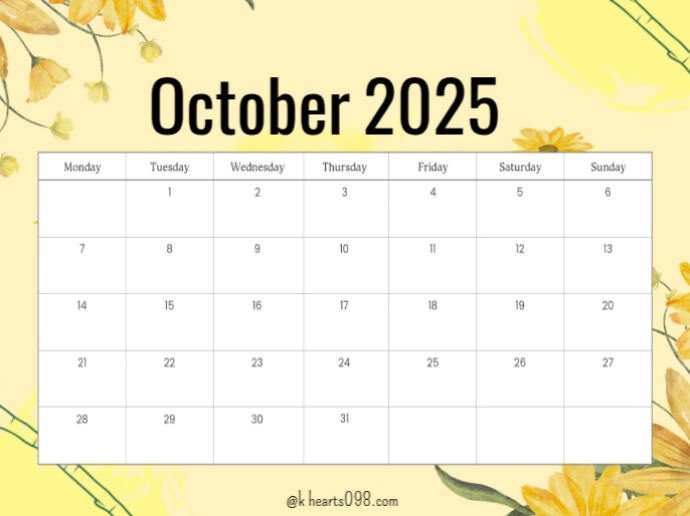 Copy of October | PosterMyWall