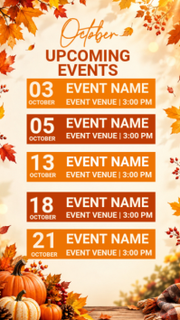 Amarelo October Events Indaba yaku-Instagram Template