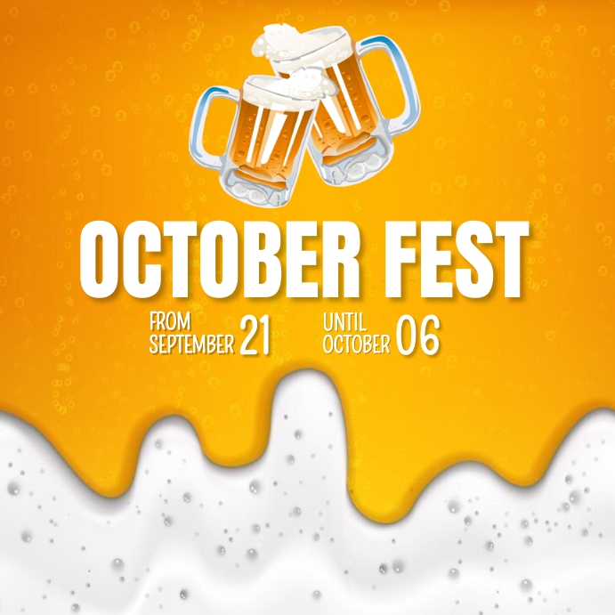 October Fest Ads Template | PosterMyWall