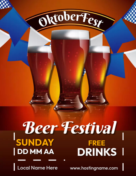 October Fest Celebration Template | PosterMyWall