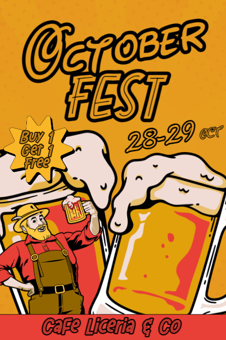 October Fest Template | PosterMyWall
