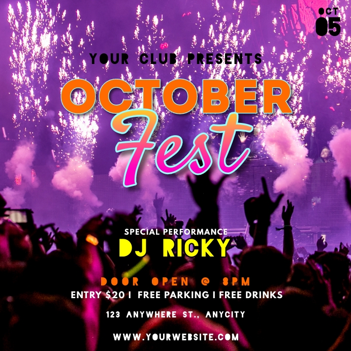 October Fest Template | PosterMyWall