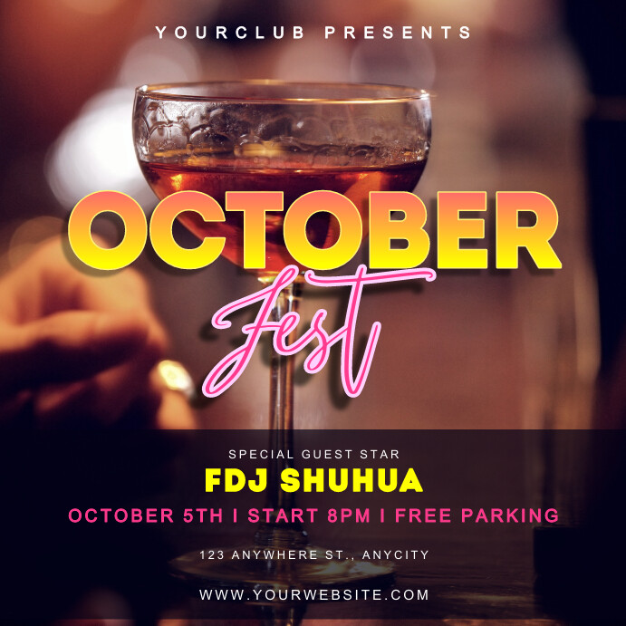 Oct Poster Copy of October Fest | PosterMyWall