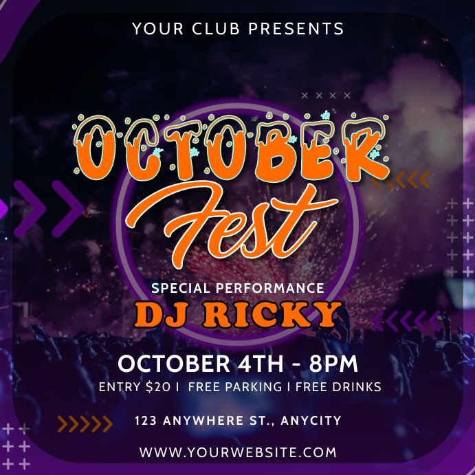 October Fest Templat | PosterMyWall