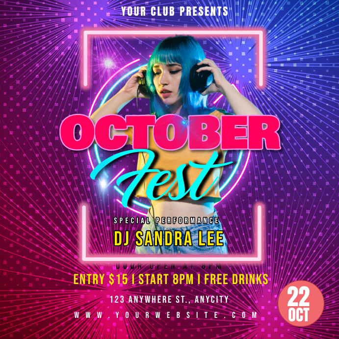 October Fest Template | PosterMyWall