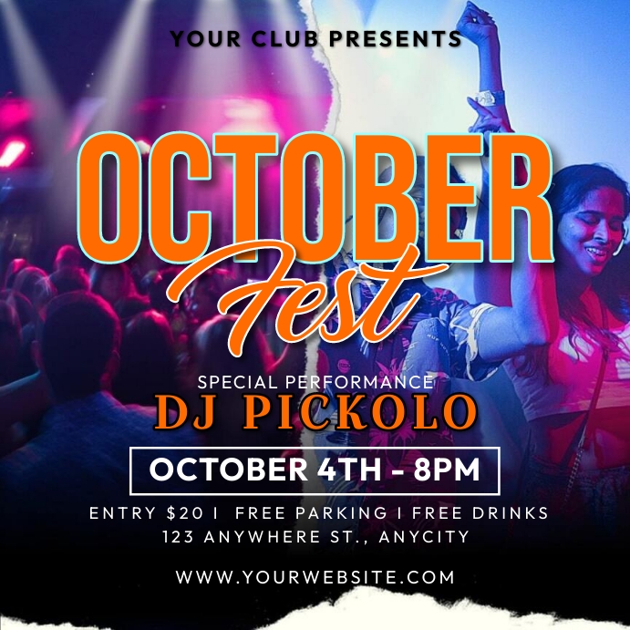October Fest Template | PosterMyWall
