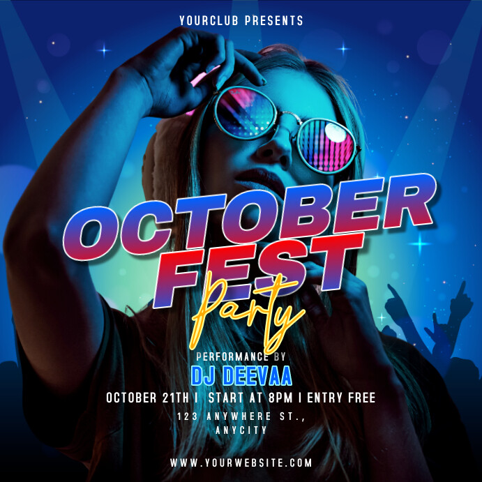 October Fest Template | PosterMyWall