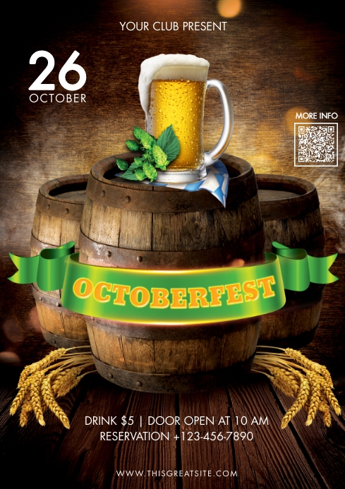 October Fest Event Template | PosterMyWall