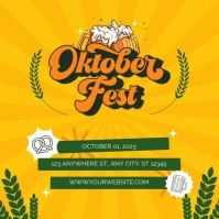 october fest template สี่เหลี่ยมจัตุรัส (1:1)