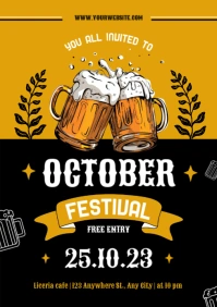 october fest template A4