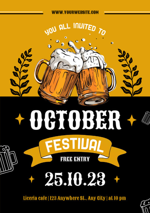 Copy of october fest template | PosterMyWall