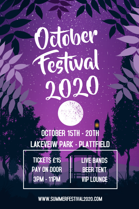 Oct Poster Copy of October Festival Poster Template | PosterMyWall