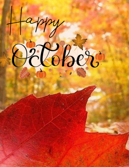 October flyer template | PosterMyWall