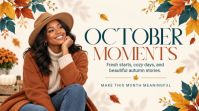 Putih Autumn Moments Gambar Mini YouTube Template