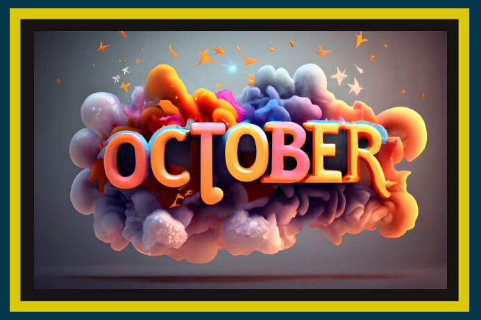 October Month Template | PosterMyWall