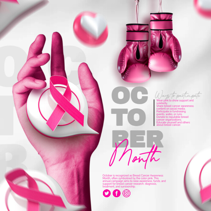 October month Template | PosterMyWall