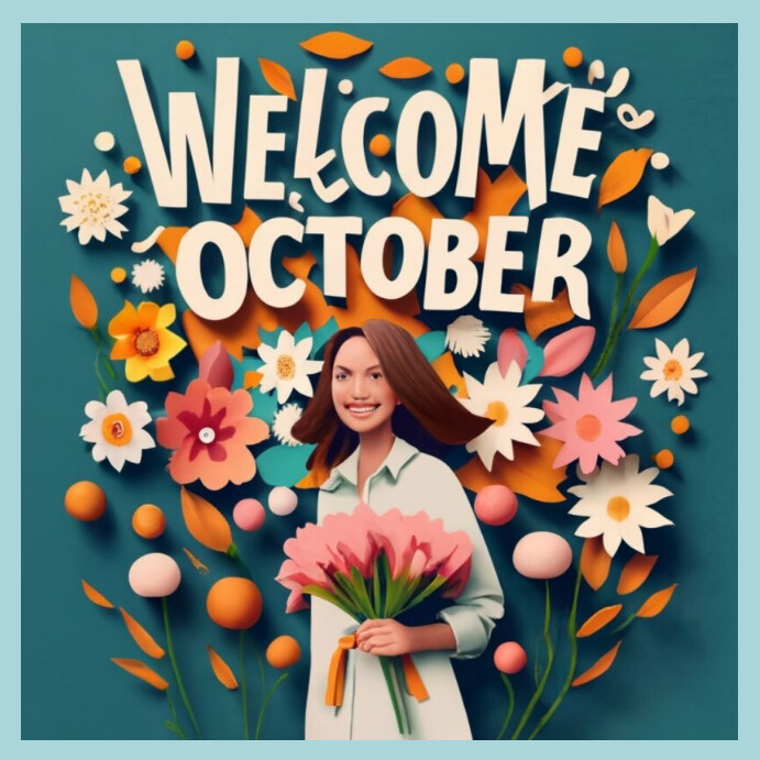 October new month design Template | PosterMyWall
