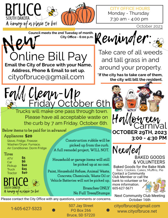 October Newsletter Template PosterMyWall