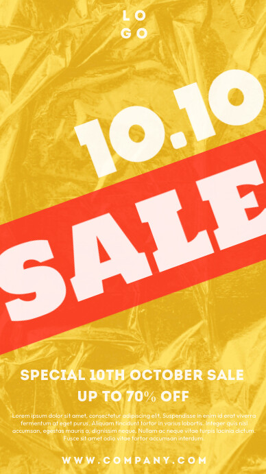 October Sale Template | PosterMyWall