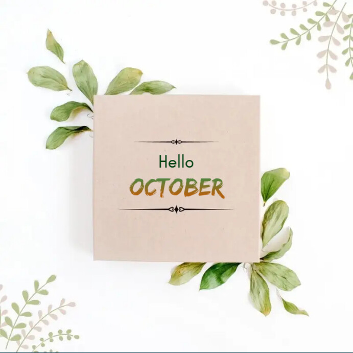 Copy of October Template | PosterMyWall