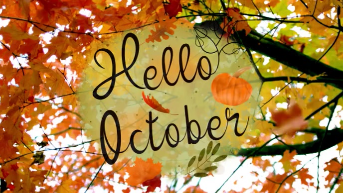 Fall October Templete October Template | PosterMyWall