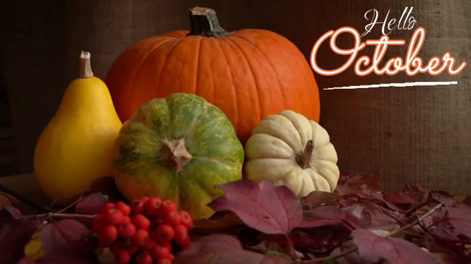 October Template | PosterMyWall