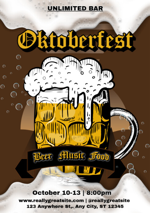 Octoberfest Template | PosterMyWall