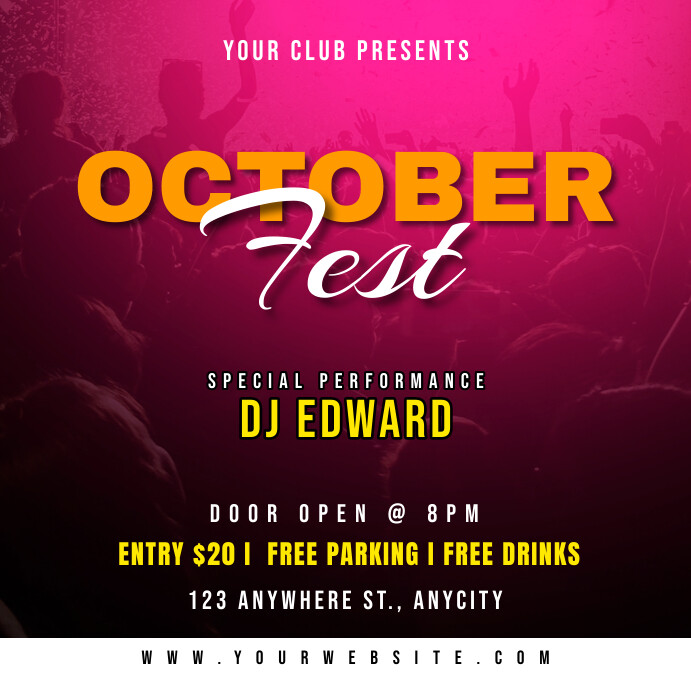 OCTOBERFEST Template | PosterMyWall