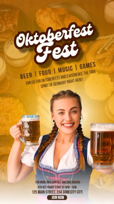 octoberfest Instagram Story template