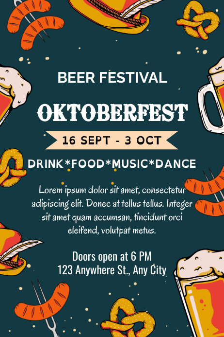 Octoberfest Template | PosterMyWall