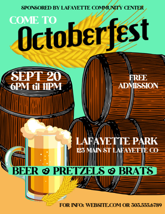 Octoberfest Event Template | PosterMyWall