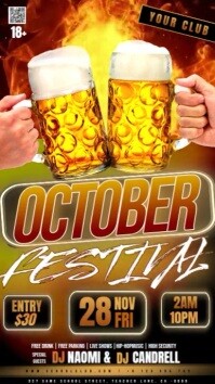 October Festival Event Instagram Story Template
