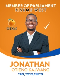ODM election poster Volantino (US Letter) template
