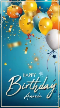 of flyer template happy birthday (2) Instagram-verhaal
