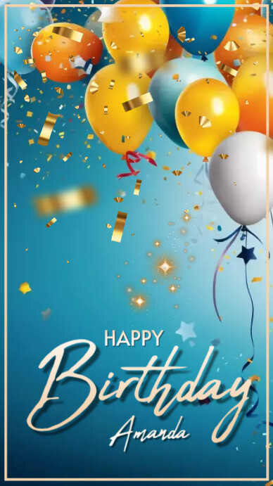of flyer template happy birthday (2) Instagram Story