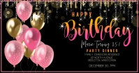 of flyer template party dinner birthday Facebook Shared Image