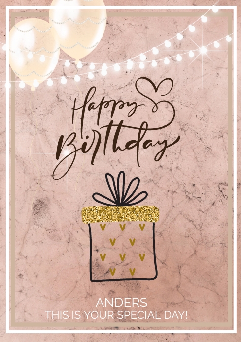 Copy of of happy birthday template flyer | PosterMyWall