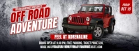Off Road Car Adventure Template Zdjęcie w tle na Facebooka