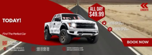 Off Road Car Covers Video Promotion Copertina Facebook template