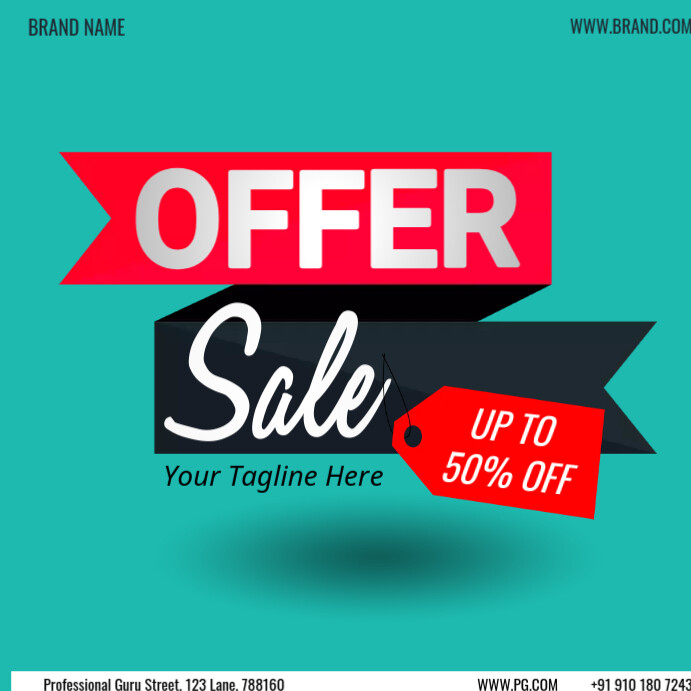 Plantilla de offer and sale | PosterMyWall